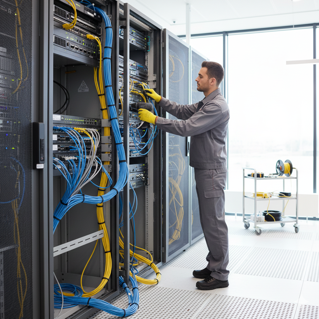 Structured cabling installation